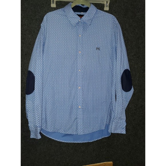 Hemes paris Other - Hermès Paris Mens Button Down Cotton Shirt With Elbow Pad Size Euro 42